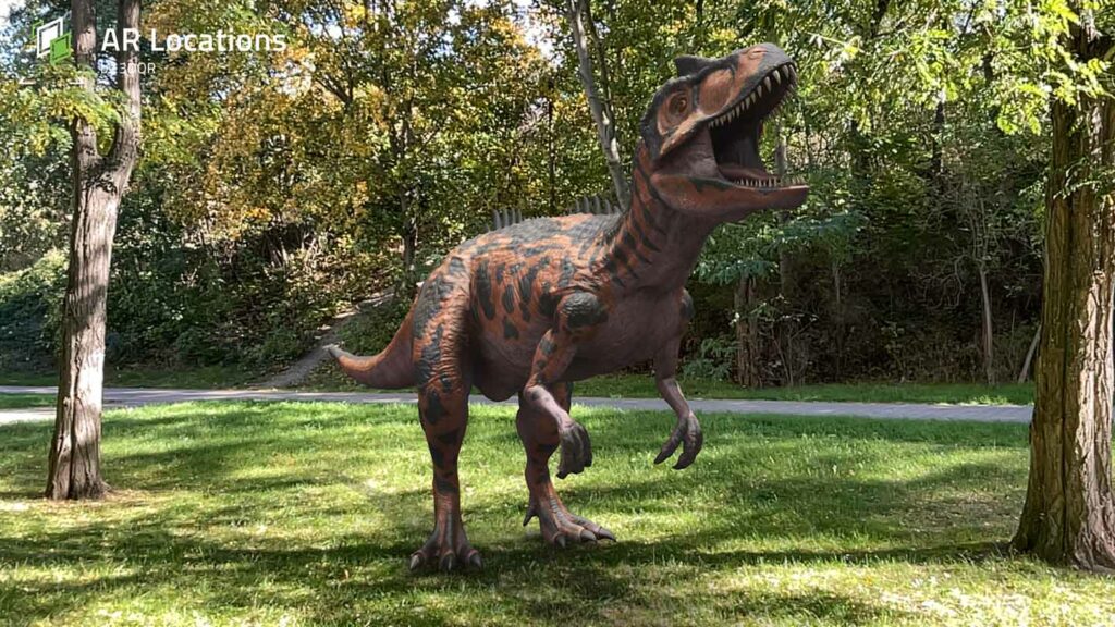 Allosaurus in Augmented Reality
