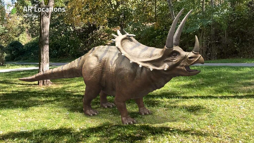 Pentaceratops in Augmented Reality