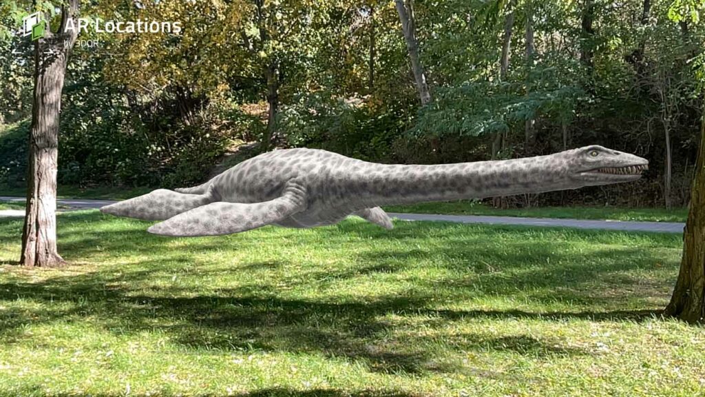 Plesiosaurus in Augmented Reality
